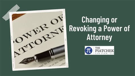 Changing Power of Attorney