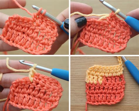 Changing Yarn Color Crochet