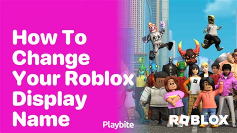 Changing Your Display Name – Roblox Support