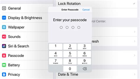 Changing Your Passcode