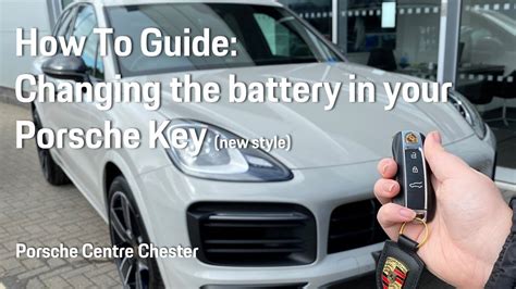 Changing a Porsche Key Battery