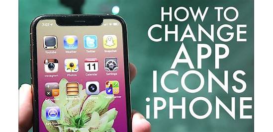 Changing iPhone app icons