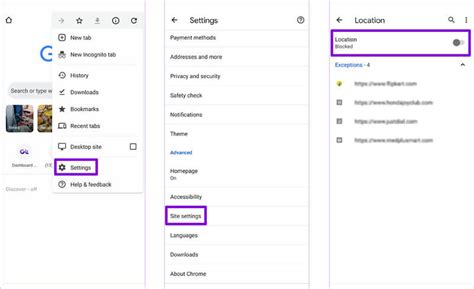 Changing location in Google and Google Play in three steps