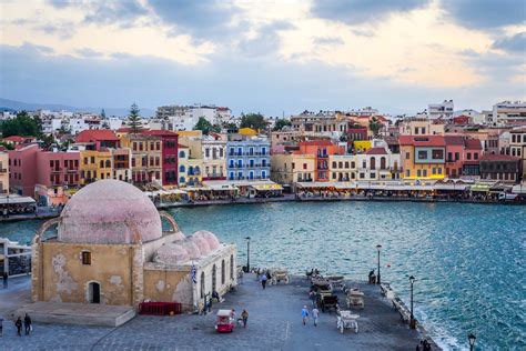 Chania harbor Crete