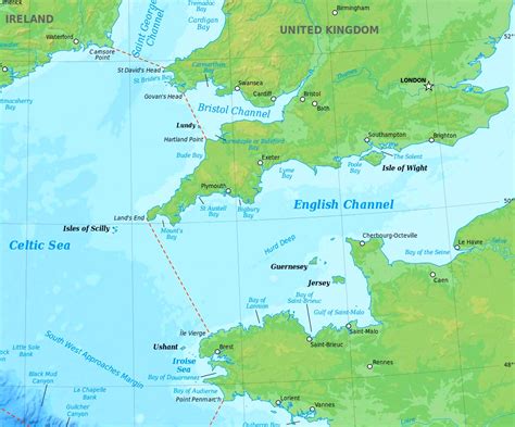 Channel Islands Uk Map