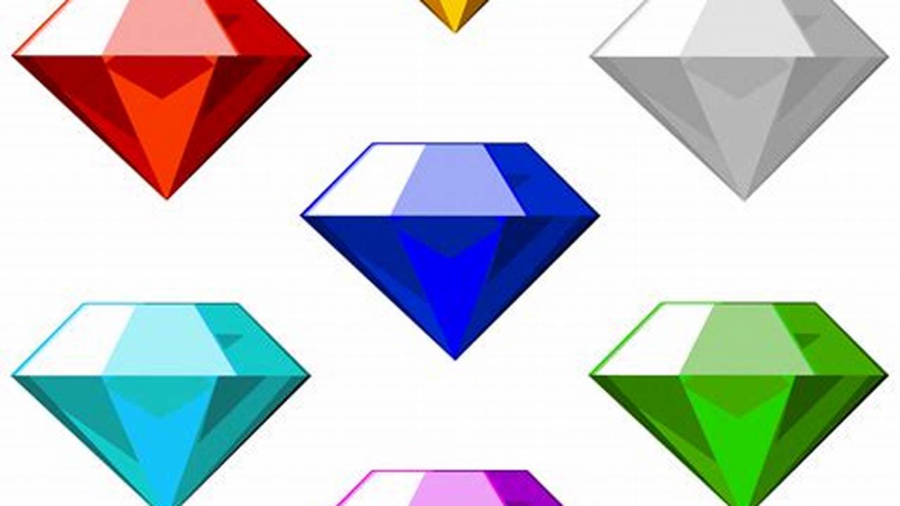 Chaos Emeralds, Free SVG Cut Files