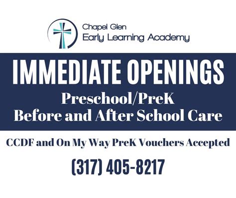 Discover Excellence in Early Learning at Chapel Glen Academy - Enroll Today!