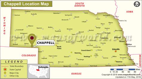 Chappell Nebraska Street Map 3108885