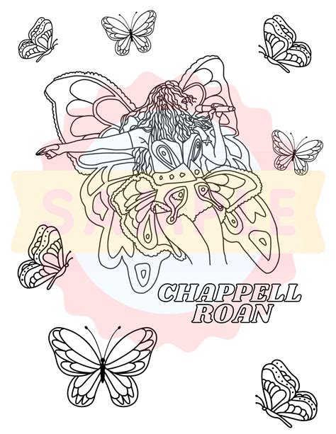 Chappell Roan Coloring Page