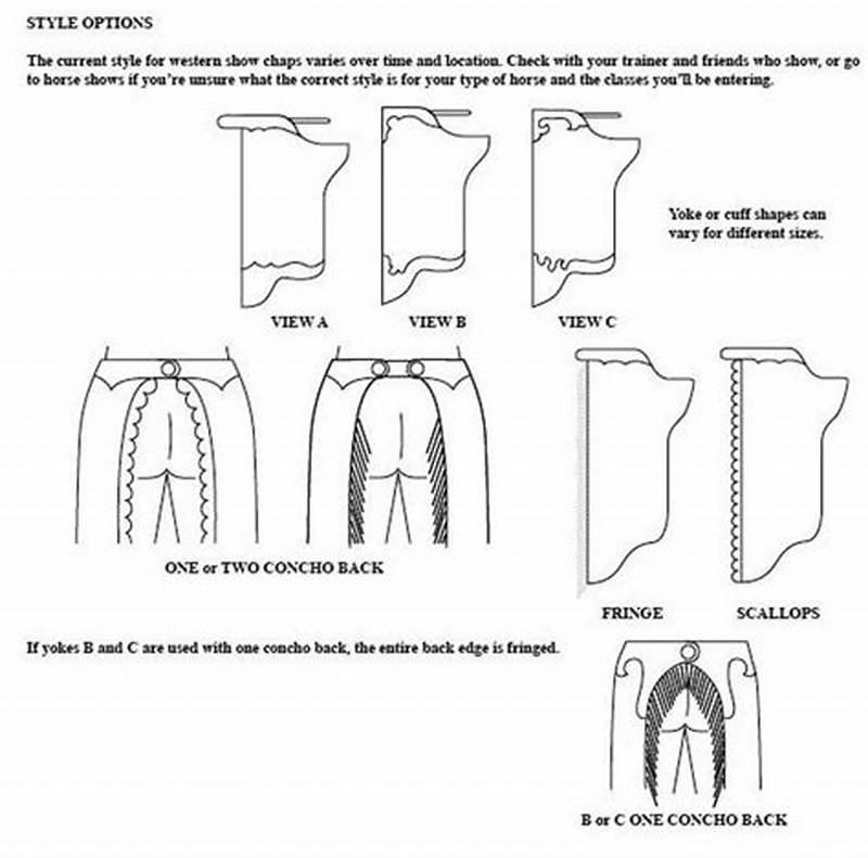 Chaps Pattern How To Make Chaps