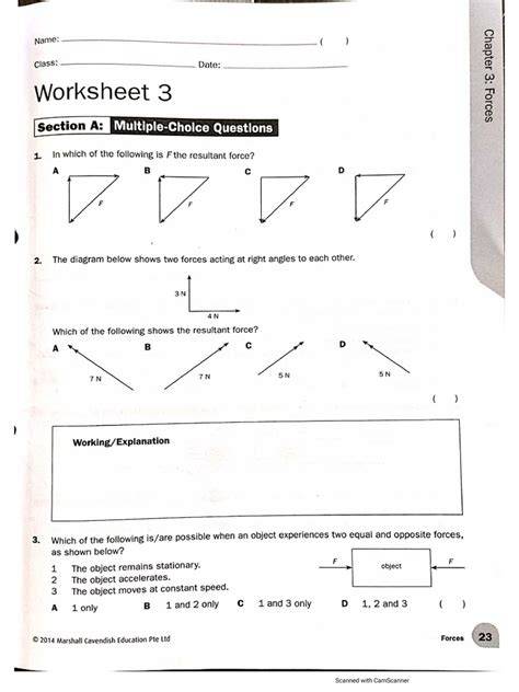 Chapter 3 Worksheet