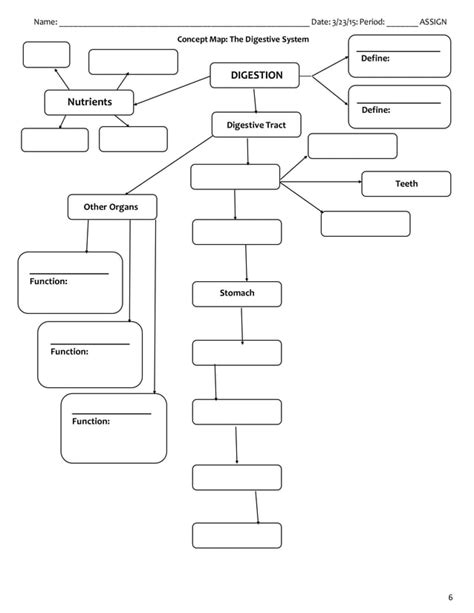 Digestive Concept Map