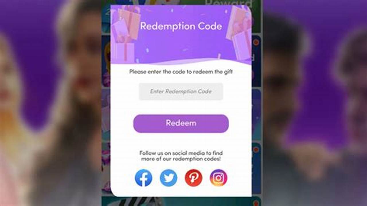 Chapters Redemption Code 2024