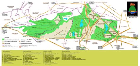 Chapultepec Forest map