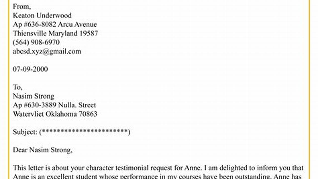 Write a Character Reference Letter: The Ultimate Guide and Sample Template