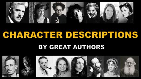 Character Descriptions Books