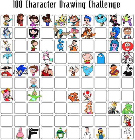 Character Drawing Challenge