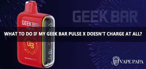 Charging a Geek Bar Pulse