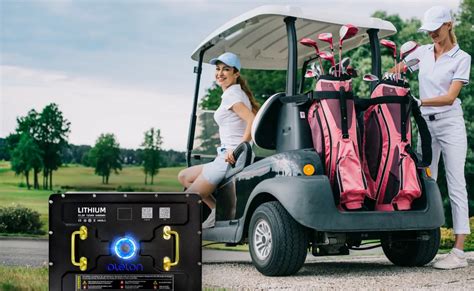 Charging a Golf Cart