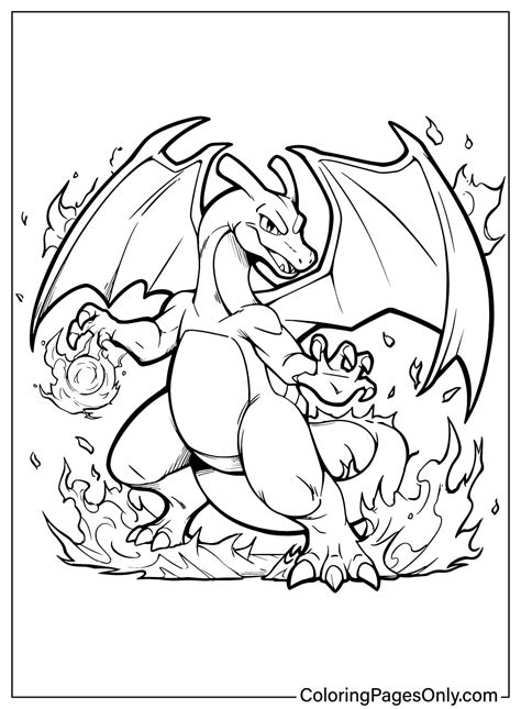 Charizard Coloring