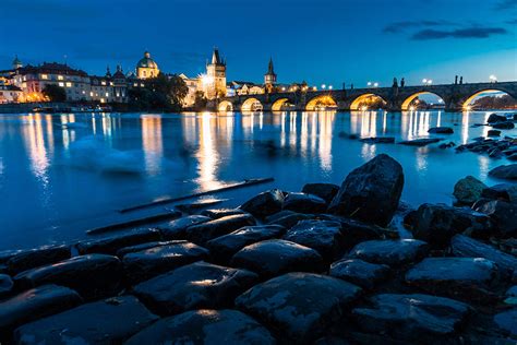 Charles Bridge Night View