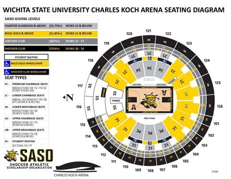 Charles Koch Arena Seating Chart