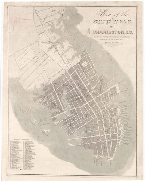 1863 Map of Charleston Attack by Federals American