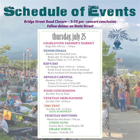 Charlevoix Calendar Of Events