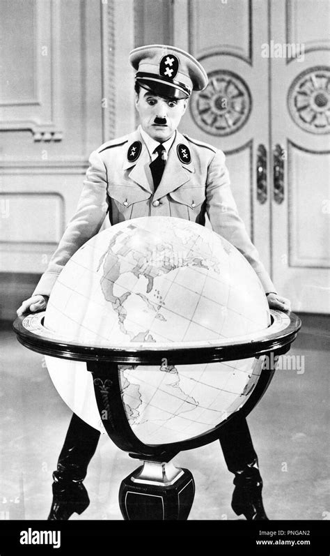 Charlie Chaplin as Hitler