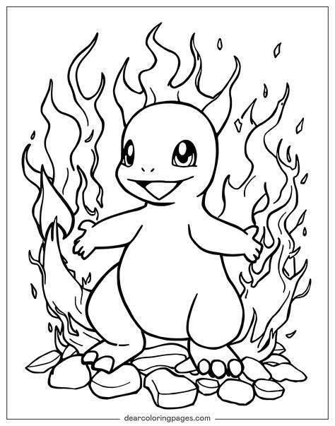 Charmander Pokemon Coloring Pages