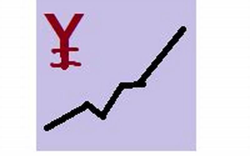 Chart Increasing With Yen Sign