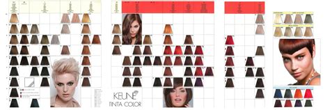 Chart Keune Hair Color Shades