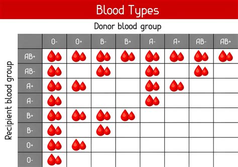 Chart Of Blood Donation