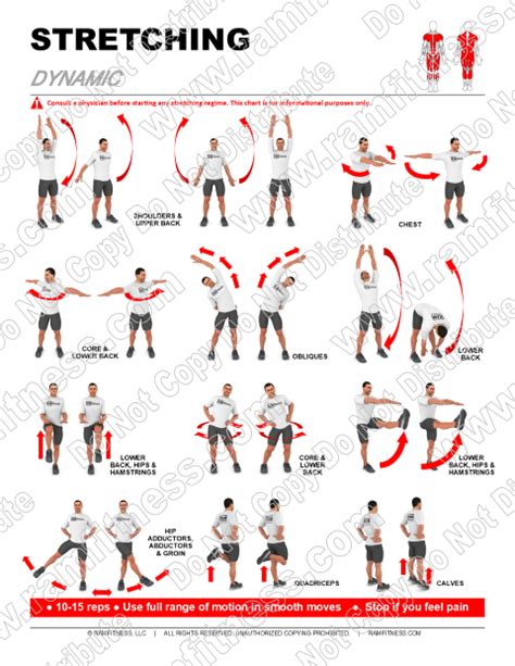 Chart Of Stretches