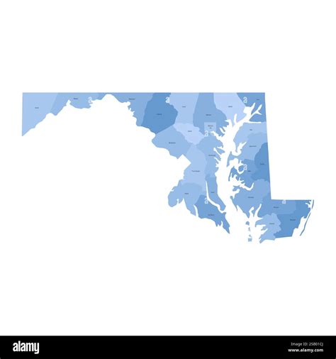 Map Of Maryland And Surrounding States Printable Map