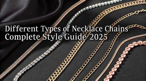 Chart Types Of Necklace Chains