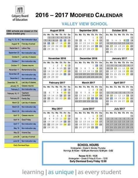Chartiers Valley Calendar