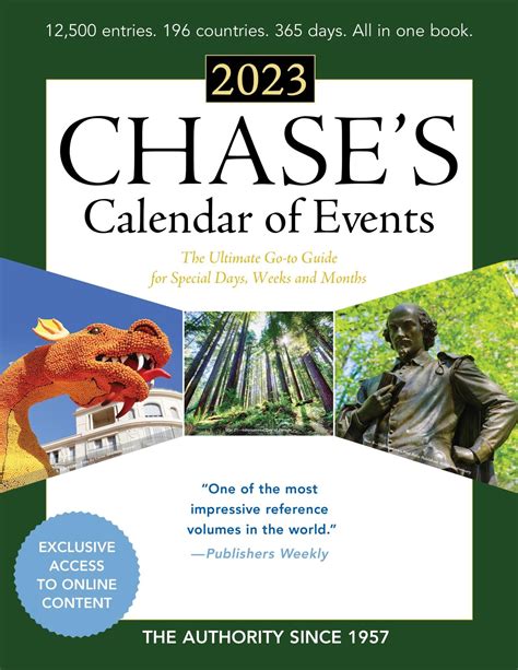 Chase Calendar Of Events