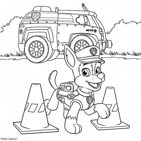 Chase Paw Patrol Color Page