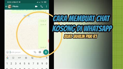Chat Kosong