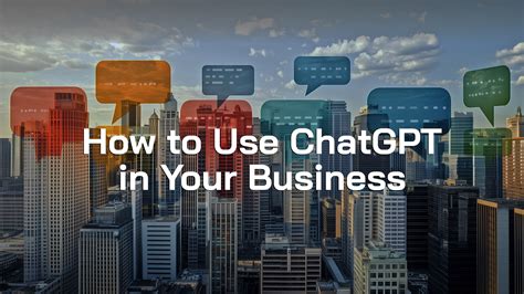 ChatGPT for business