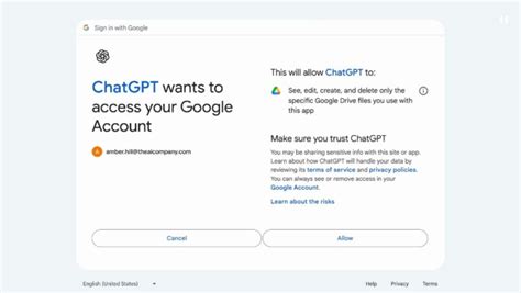 ChatGPT integrations with OneDrive and Google Drive
