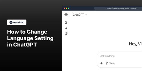 Chatgpt Change Language
