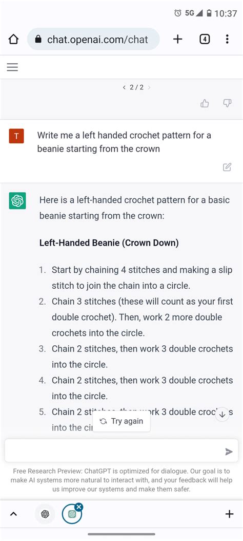 Chatgpt Crochet Pattern