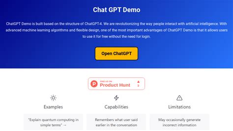 Chatgpt Demo