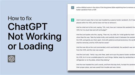 Chatgpt Doesn'T Work