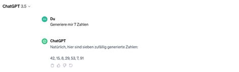 Chatgpt Lottozahlen