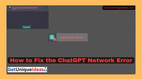 Chatgpt Network Error
