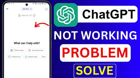 Chatgpt Not Working