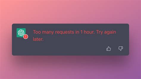 Chatgpt Too Many Requests In 1 Hour Try Again Later